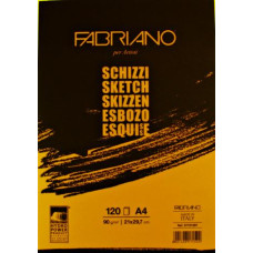 Fabriano Schizzi blok A4 90g 120l